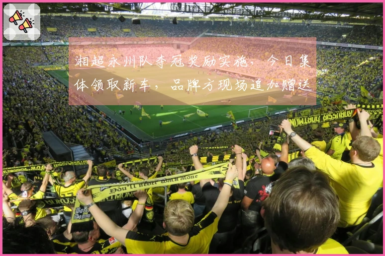 湘超永州队夺冠奖励实施，今日集体领取新车，品牌方现场追加赠送6辆车辆！